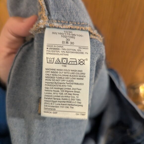 Gap Denim 10/30 High Rise Favorite Jegging Blue Jeans-2 Pairs - Picture 7 of 7